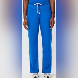 Figs Women's Blue Livingston Basic Scrub Pants